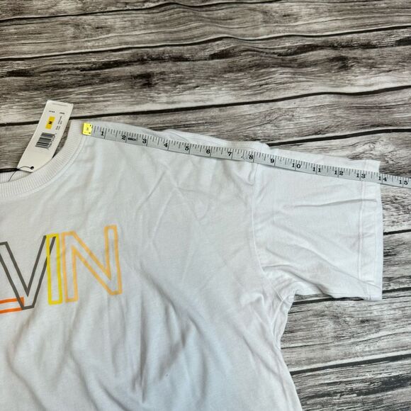 Calvin Klein CK Performance Women's Causal Athletic Shirt White M Med Medium NWT - Picture 14 of 14